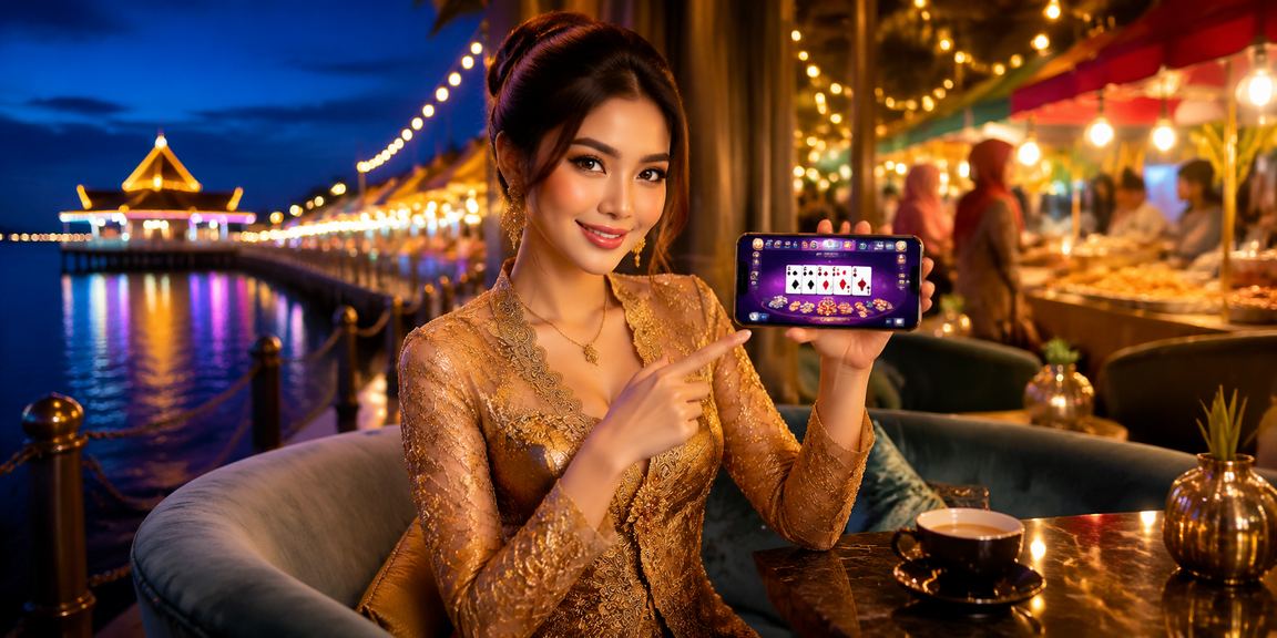 Suasana permainan kad kasino gaya kebaya Malaysia berkaitan hiburan slot ed98